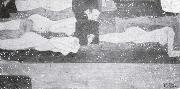 Egon Schiele Water sprites i oil on canvas